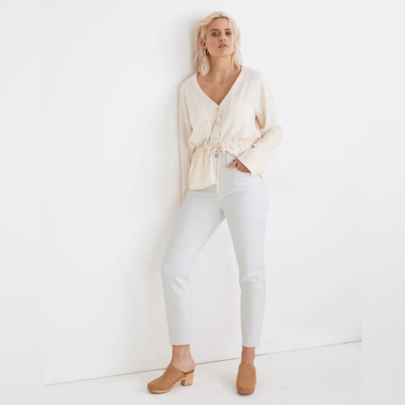 Madewell The Perfect Vintage Jean in Tile White. Size 27 - Picture 2 of 15